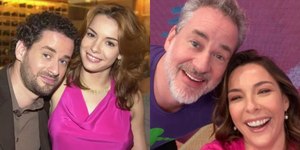 Regiane Alves posa com Dan Stulbach e relembra ‘Mulheres Apaixonadas’