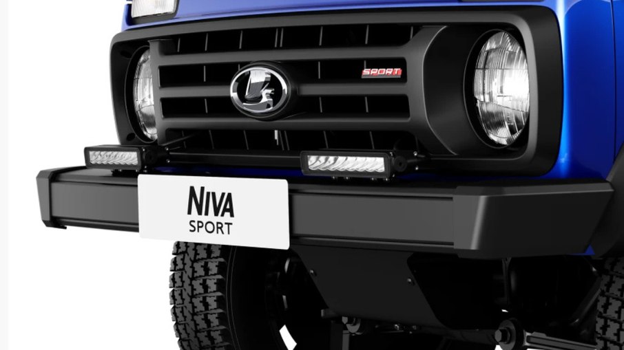 Grade frontal do Lada Niva Sport 2025 Grade frontal do Lada Niva Sport 2025