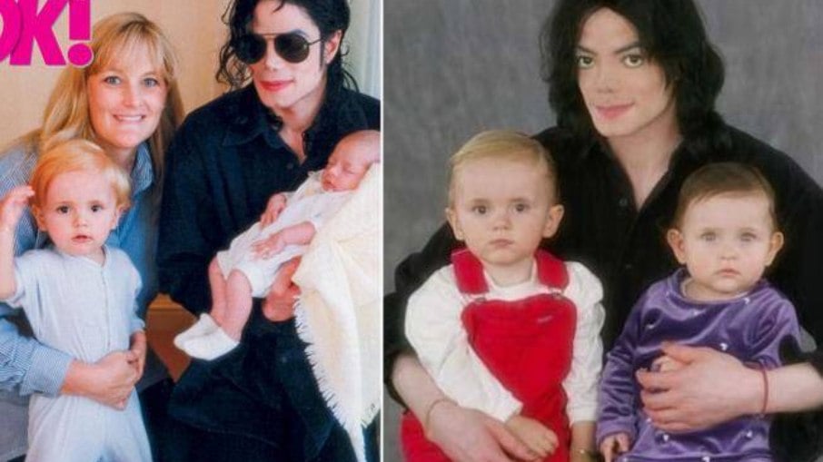 Prince e Paris, os dois primeiros filhos de Michael Jackson, nasceram de uma mãe de aluguel, Debbie Rowe, que chegou a se casar com o cantor.