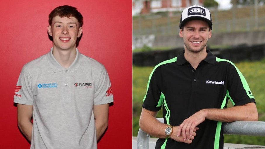 Owen Jenner (esquerda) e Shane Richardson (direita) morreram em acidente trágico envolvendo 11 motos Owen Jenner (esquerda) e Shane Richardson (direita) morreram em acidente trágico envolvendo 11 motos