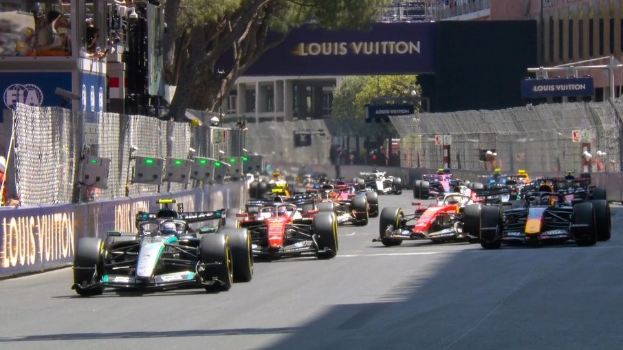 Largada do GP de Mônaco