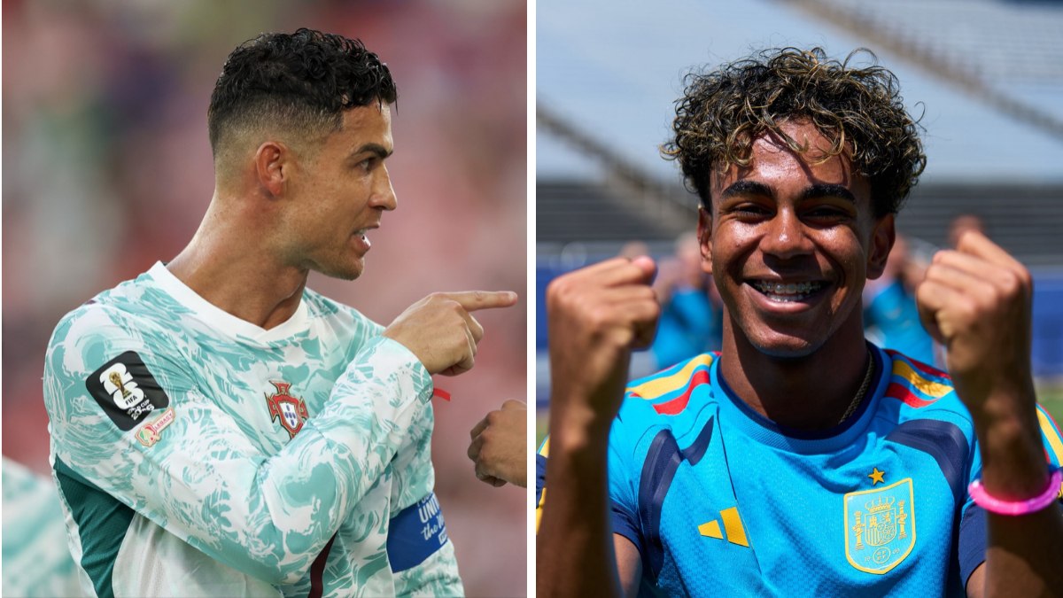Portugal x Espanha tem duelo de gerações entre CR7 x Yamal