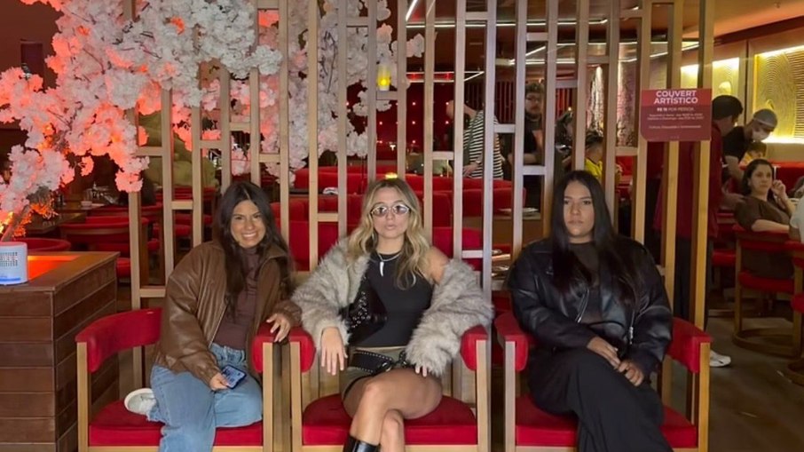 Gabriela Saporito, Samira Sagre e Chaiany Andrade