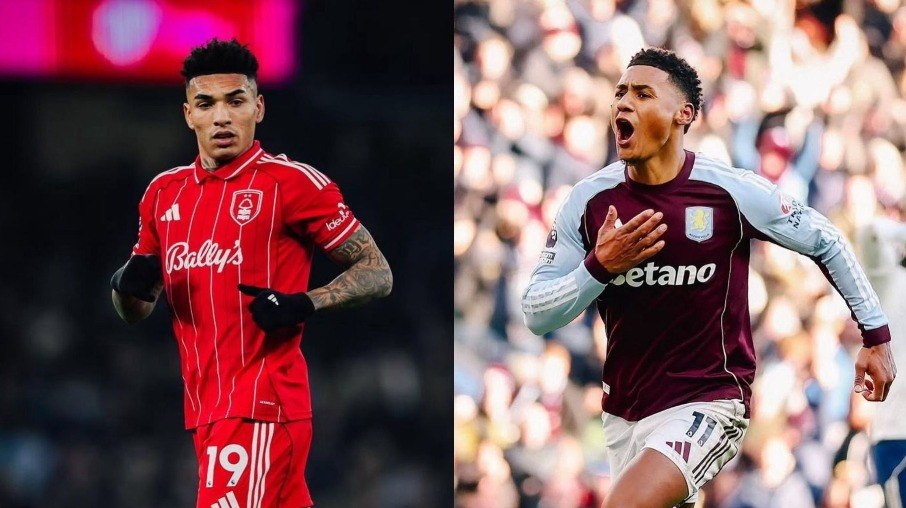 Igor Jesus e Watkins fazem embate de centroavantes em Nottingham Forest x Aston Villa