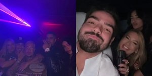 Virginia Fonseca curte after de João Silva após GP de Interlagos