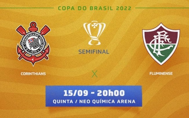 Corinthians x Fluminense: prováveis times, desfalques e onde assistir à semifinal da Copa do Brasil