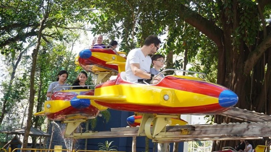 O Cidade da Criança é um parque cheio de atrações que garante a diversão dos pequenos