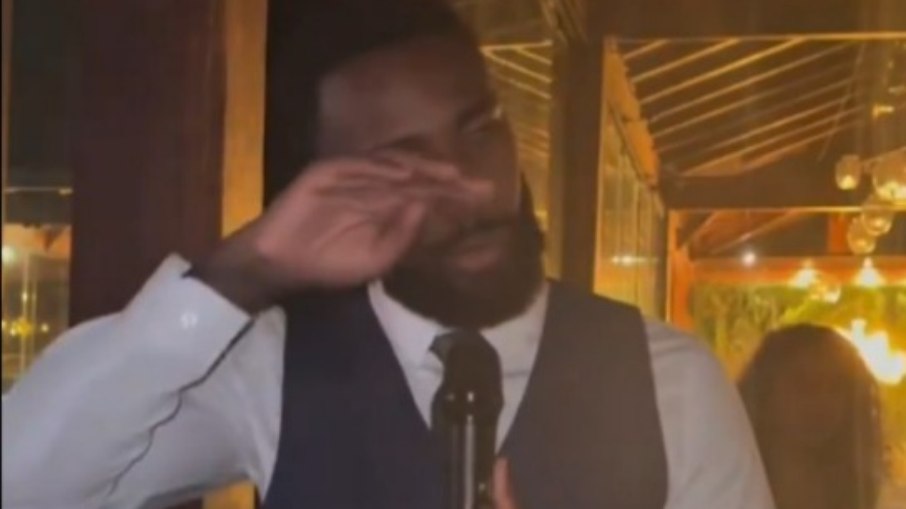 Gerson se emocionou com o discurso de Wesley Gerson se emocionou com o discurso de Wesley