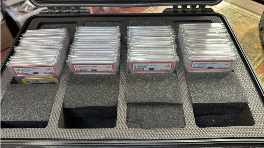 Conjunto completo Jungle 1ª Edição, com 64 cartas nota 9 Conjunto completo Jungle 1ª Edição, com 64 cartas nota 9