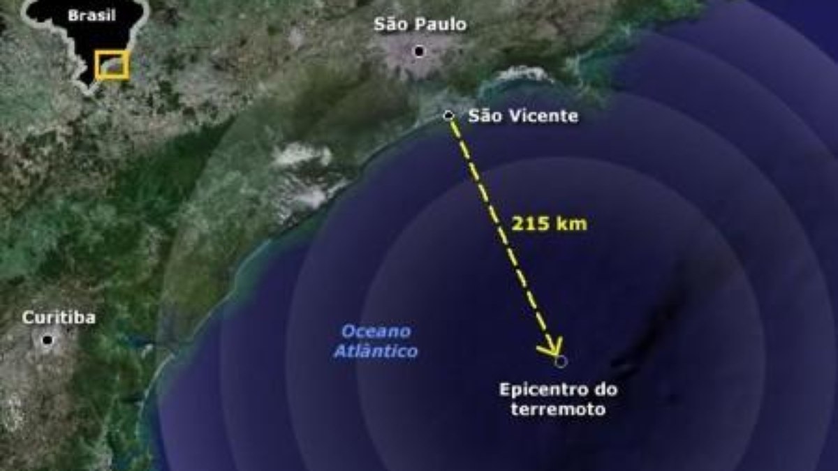 Terremoto em São Vicente (SP), que ocorreu no ano de 2008 Terremoto em São Vicente (SP), que ocorreu no ano de 2008