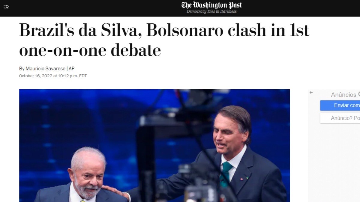 The Washington Post sobre o debate presidencial