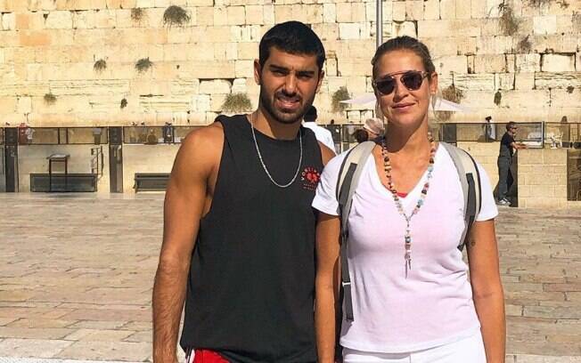 Luana Piovani e novo namorado, o jogador de basquete Ofek Malka 