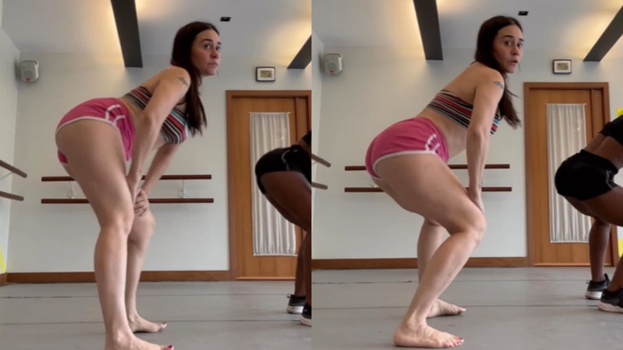 Alessandra Negrini reuniu elogios ao mostrar aula de dança nas redes sociais