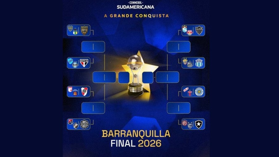 Chaveamento Sul-Americana 2026