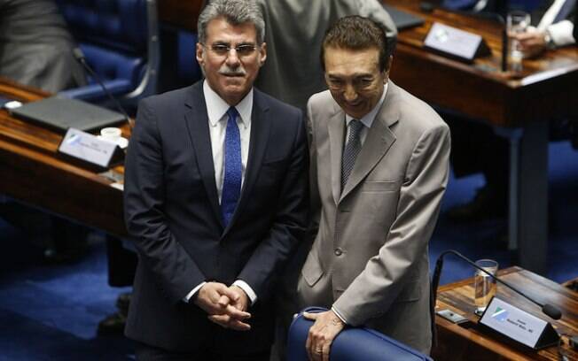 Senadores Romero Jucá e Edison Lobão, do PMDB, estão em lista de denunciados por Janot nesta sexta