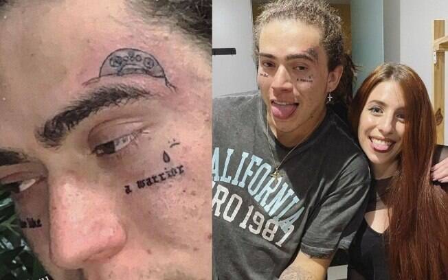 Whindersson Nunes tatua o rosto em homenagem ao filho