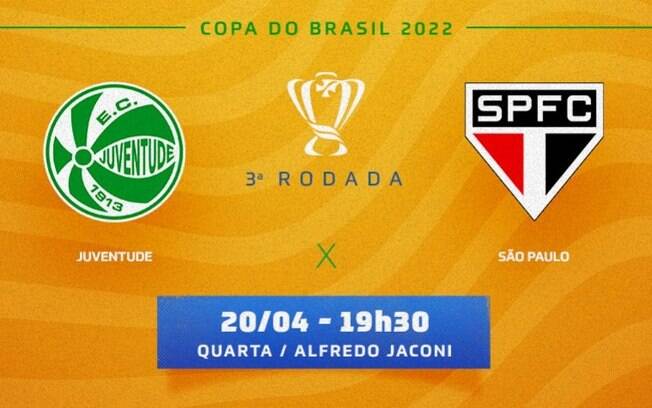 Juventude x São Paulo: prováveis escalações, desfalques e onde assistir Juventude x São Paulo: prováveis escalações, desfalques e onde assistir