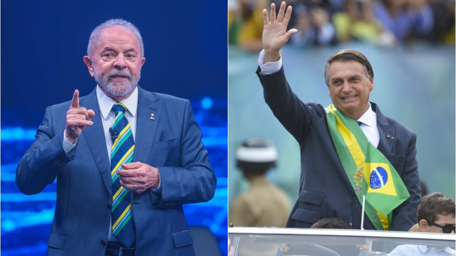 Luiz Inácio Lula da Silva (PT) e Jair Bolsonaro (PL)