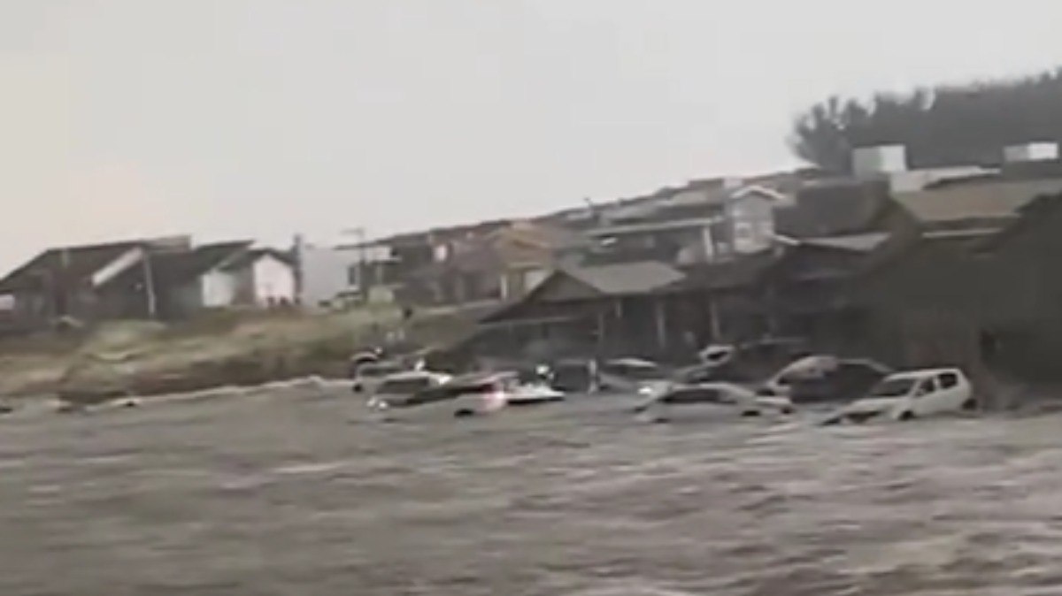 Tsunami meterológico em Santa Catarina