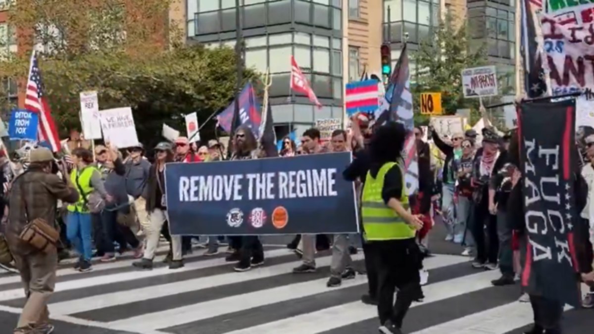 EUA têm dia de protestos 'No Kings' contra Donald Trump; republicanos chamam mobilização de 'ato de ódio ao país' EUA têm dia de protestos 'No Kings' contra Donald Trump; republicanos chamam mobilização de 'ato de ódio ao país'
