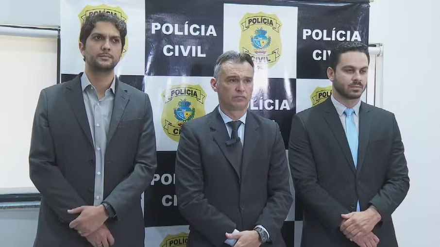 Polícia Civil de Goiás detalhou a Operação nesta manhã Polícia Civil de Goiás detalhou a Operação nesta manhã