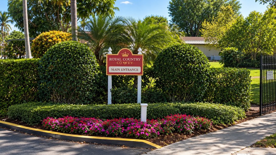 Comunidade Royal Country Mobile Homes, em Miami, nos Estados Unidos Comunidade Royal Country Mobile Homes, em Miami, nos Estados Unidos