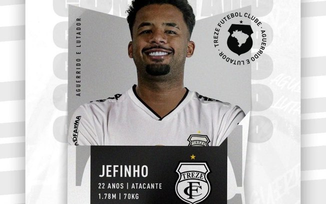 Treze fecha com o atacante Jefinho para a Série D