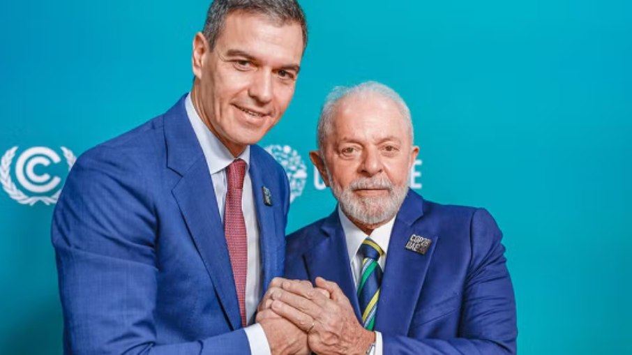 Pedro Sánchez e Lula