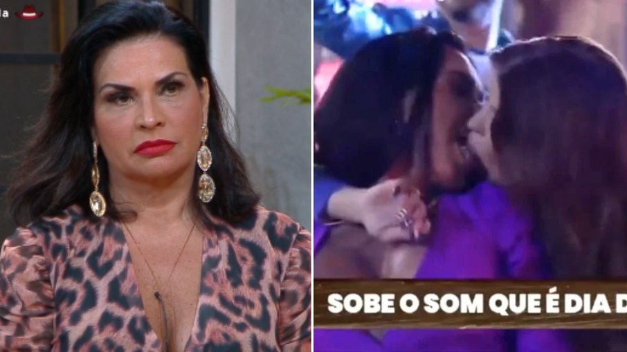 Solange Gomes questiona beijo de Jaquelline e Simioni: 'Nem gostam'