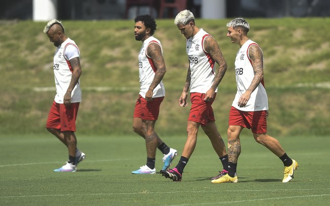 Flamengo encerra preparação para decisão contra o Del Valle