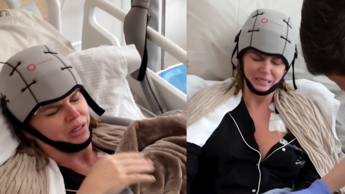 Val Marchiori passou pela cirurgia de colocação do cateter e fez a primeira sessão de quimioterapia Val Marchiori passou pela cirurgia de colocação do cateter e fez a primeira sessão de quimioterapia