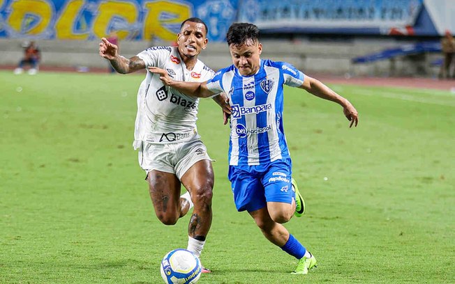 Santos conseguiu segurar o Paysandu e levou a melhor fora de casa