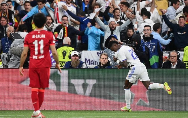 Com gol de Vini Jr, Real Madrid vence o Liverpool e conquista a Champions League pela 14ª vez