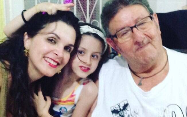 Luiza Ambiel lamenta a morte do pai Luiza Ambiel lamenta a morte do pai