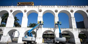 Obras de revitalização dos Arcos da Lapa começam nesta segunda