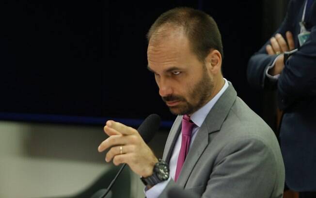 Deputado federal, Eduardo Bolsonaro (PSL-SP) falou em novo AI-5.