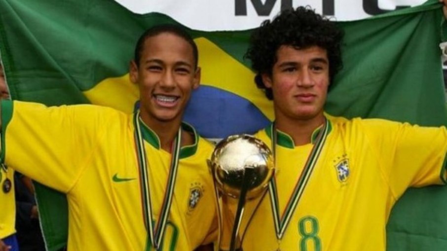 Neymar e Coutinho pelas categorias de base da seleção brasileira Neymar e Coutinho pelas categorias de base da seleção brasileira