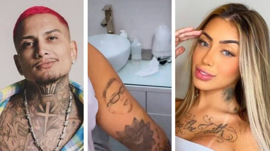 Mirella remove tatuagem de ex-marido Dynho Alves; veja antes e depois