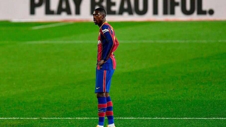 Ousmane Dembélé segue com futuro indefinido junto ao Barça