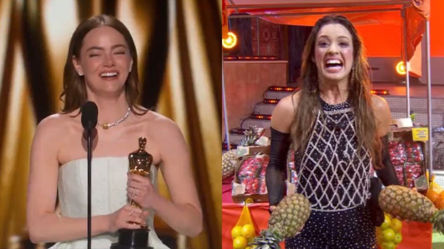 Emma Stone foi comparada com Beatriz do 'BBB 24' após reação no no Oscar 2024