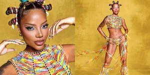Ludmilla homenageia Salvador e 'veste' fitas do Senhor do Bonfim