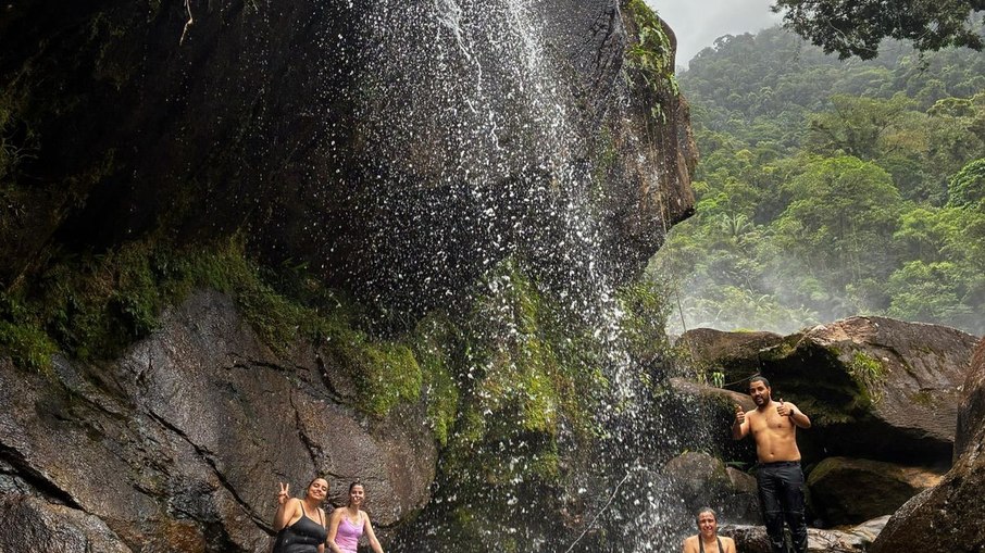 Cachoeira do Elefante, em Bertioga (SP) Cachoeira do Elefante, em Bertioga (SP)