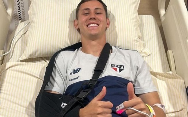 Patryck recebe alta e inicia recuperação no São Paulo