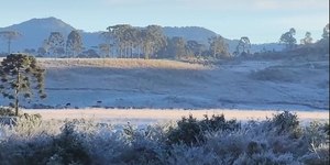SC bate recorde de frio com -7,3ºC; veja fotos