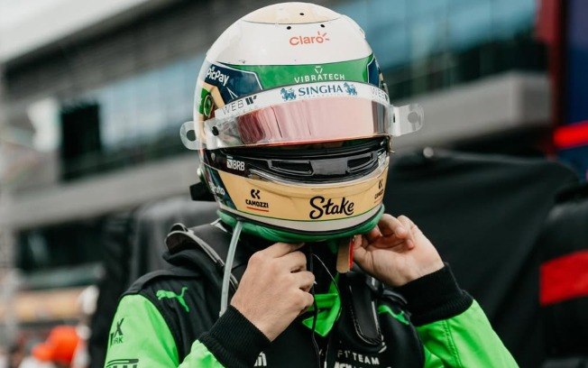 Piloto brasileiro Gabriel Bortoleto, da equipe Sauber F1 Piloto brasileiro Gabriel Bortoleto, da equipe Sauber F1