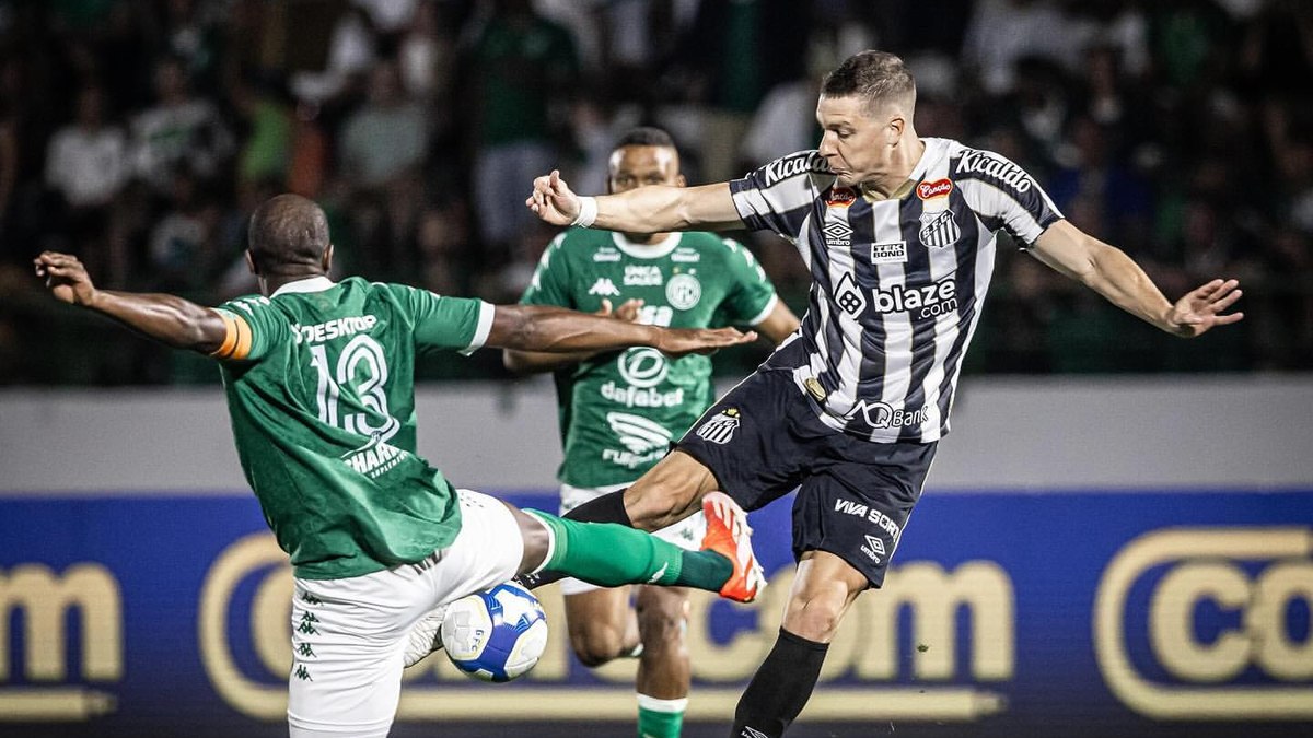 Guarani e Santos ficaram no empate em 1 a 1