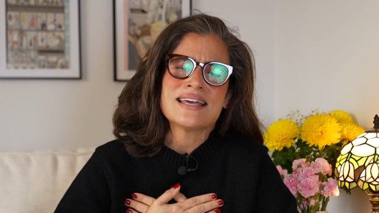 Renata Vasconcellos se emociona ao falar de Renato Machado
