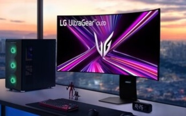 LG UltraGear GX9 coloca o jogador dentro da pista sem sair de casa