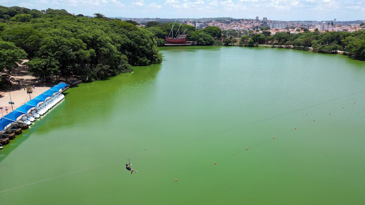 Lagoa do Taquaral, Parque Portugal Campinas (SP) Lagoa do Taquaral, Parque Portugal Campinas (SP)
