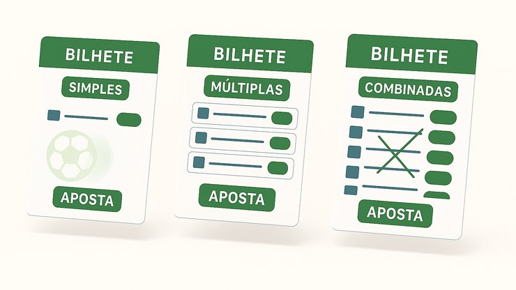 Guia de apostas no futebol: simples, múltiplas e combinadas